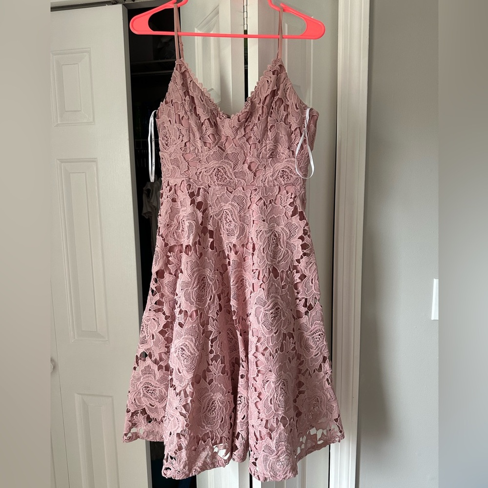 Pink/rose colored dress from Lulus